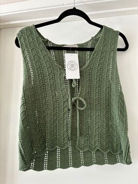 NWT Becoci Green Knit top